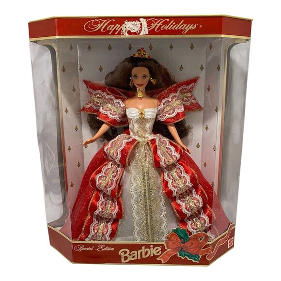 Mattel Other - 1997 Happy Holiday Barbie Collectors Doll In Box Vintage